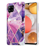 ShieldCase Coque Samsung A42 marbre (violet) ShieldCase Coque Samsung A42 marbre (violet)