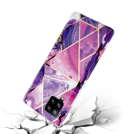 ShieldCase ShieldCase Coque Samsung A42 marbre (violet) ShieldCase ShieldCase Coque Samsung A42 marbre (violet)