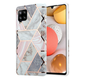 ShieldCase Coque Samsung A42 marbre (blanc)