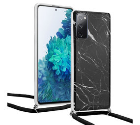 ShieldCase Coque avec cordon Samsung S20 FE Black Marbre Dream