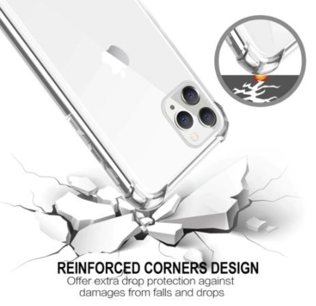 Ceezs Ceezs Coque iPhone 11 Pro antichoc protection de caméra (transparent) Ceezs Ceezs Coque iPhone 11 Pro antichoc protection de caméra (transparent)