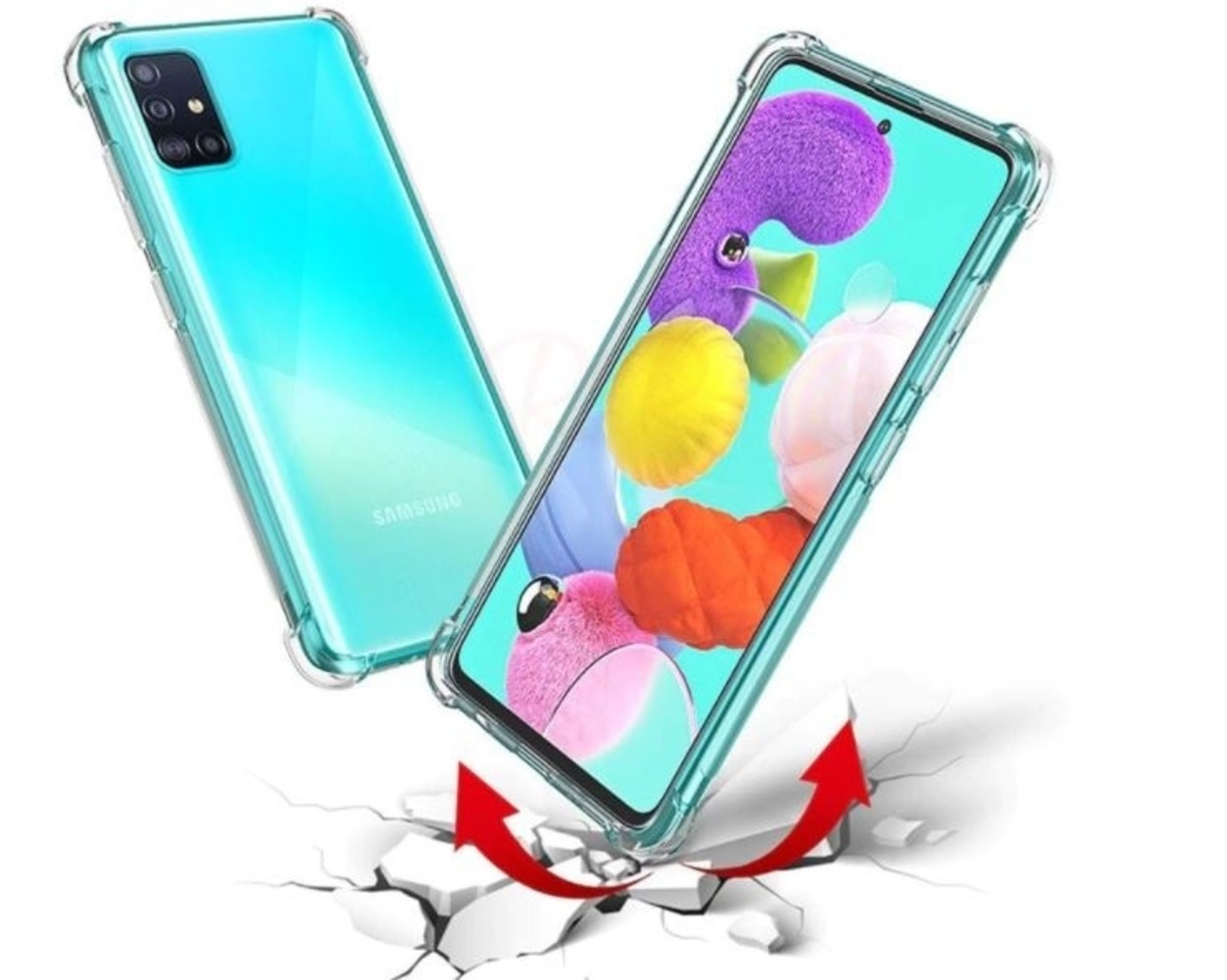 Ceezs Ceezs Coque Samsung Galaxy A51 antichoc protection de caméra (transparent) Ceezs Ceezs Coque Samsung Galaxy A51 antichoc protection de caméra (transparent)