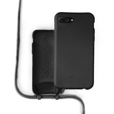 Coverzs Coque silicone avec cordon iPhone 7/8 Plus (noir)