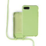 Coverzs Coque silicone avec cordon iPhone 7/8 Plus (vert clair)