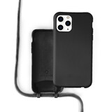 Coverzs Coque silicone avec cordon iPhone 11 Pro (noir)