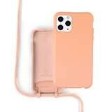 Coverzs Coque silicone avec cordon iPhone 12 Pro Max (orange) Coverzs Coque silicone avec cordon iPhone 12 Pro Max (orange)