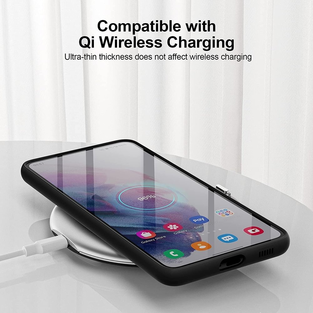 ShieldCase ShieldCase Coque Silicone Samsung Galaxy S21 FE (noir)