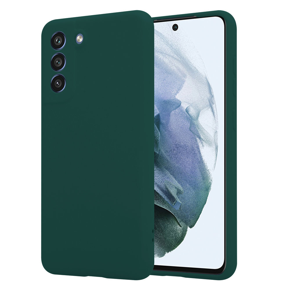 ShieldCase ShieldCase Coque silicone Samsung Galaxy S21 FE (vert foncé)