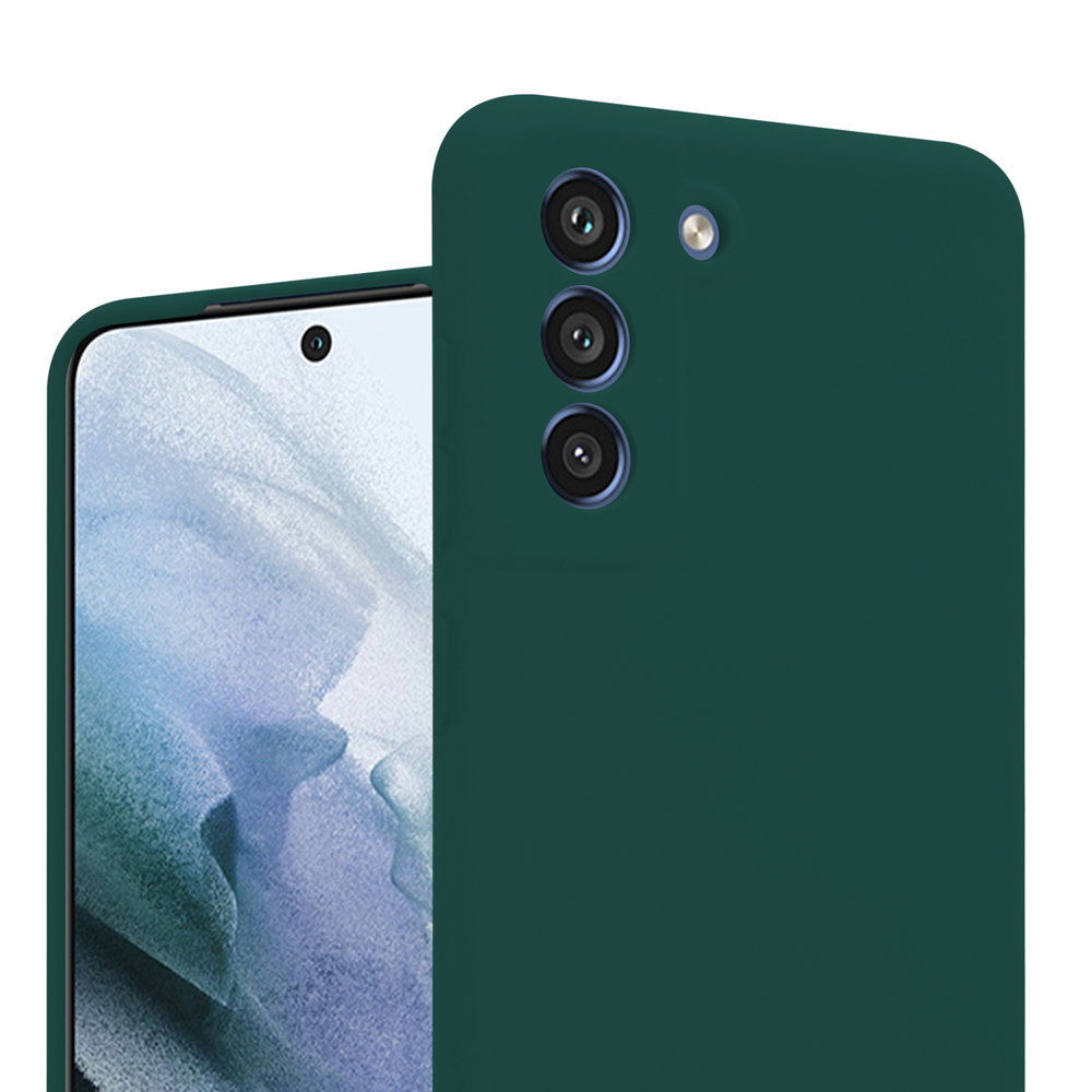 ShieldCase ShieldCase Coque silicone Samsung Galaxy S21 FE (vert foncé)