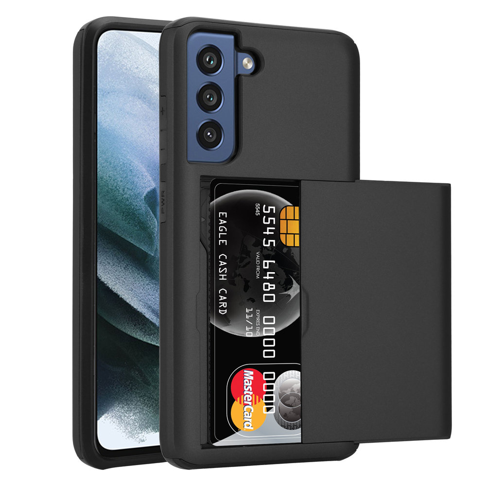 ShieldCase ShieldCase Coque cartes slide Samsung Galaxy S21 FE (noir) ShieldCase ShieldCase Coque cartes slide Samsung Galaxy S21 FE (noir)