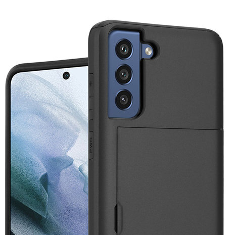 ShieldCase ShieldCase Coque cartes slide Samsung Galaxy S21 FE (noir) ShieldCase ShieldCase Coque cartes slide Samsung Galaxy S21 FE (noir)