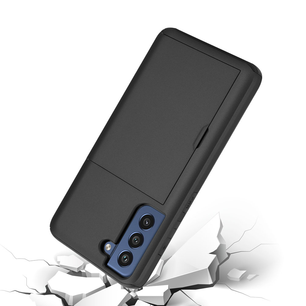ShieldCase ShieldCase Coque cartes slide Samsung Galaxy S21 FE (noir) ShieldCase ShieldCase Coque cartes slide Samsung Galaxy S21 FE (noir)