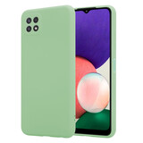 ShieldCase Coque silicone Samsung Galaxy A22 5G (vert clair) ShieldCase Coque silicone Samsung Galaxy A22 5G (vert clair)