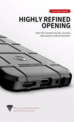 ShieldCase Rugged Shield Coque antichoc robuste Samsung Galaxy A22 5G (noir)