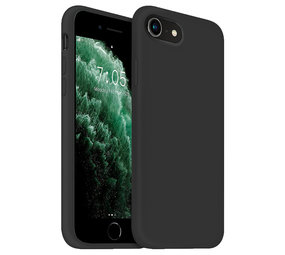 Coverzs Coque silicone de luxe iPhone SE 2020 (noir) Coverzs Coque silicone de luxe iPhone SE 2020 (noir)