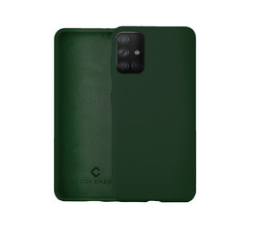 Coverzs Coque silicone de luxe Samsung Galaxy A51 (vert foncé)