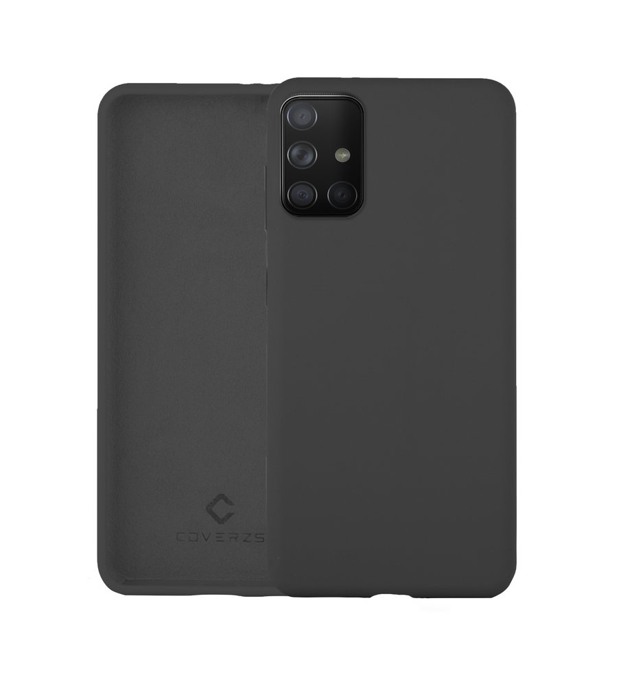 Coverzs Coverzs Coque silicone de luxe Samsung Galaxy A51 (gris foncé)