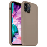 Coverzs Coque silicone de luxe iPhone 12 Pro Max (gris) Coverzs Coque silicone de luxe iPhone 12 Pro Max (gris)