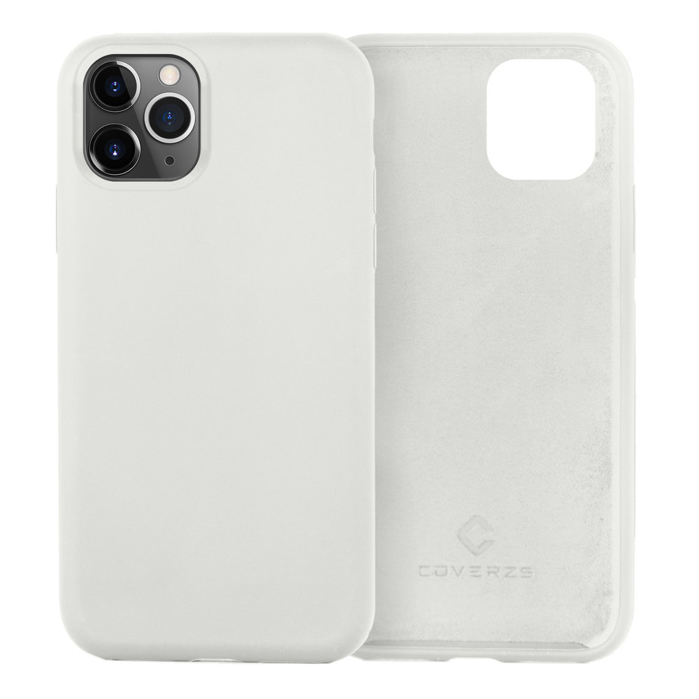 Coverzs Coverzs Coque silicone de luxe iPhone 11 Pro (blanc)