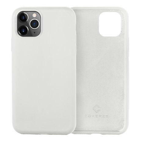 Coverzs Coverzs Coque silicone de luxe iPhone 11 Pro (blanc)