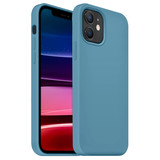 Coverzs Coque silicone de luxe silicone iPhone 11 (bleu clair)