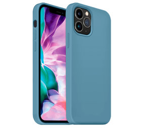 Coverzs Coque silicone de luxe iPhone 12 Pro Max (bleu clair) Coverzs Coque silicone de luxe iPhone 12 Pro Max (bleu clair)