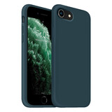 Coverzs Coque silicone de luxe iPhone 7/8 (bleu foncé)