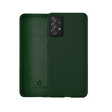 Coverzs Coque silicone de luxe Samsung Galaxy A52 (vert foncé)