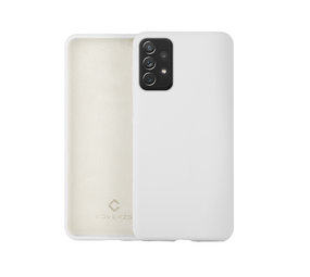 Coverzs Coque silicone de luxe Samsung Galaxy A72 (blanc) Coverzs Coque silicone de luxe Samsung Galaxy A72 (blanc)