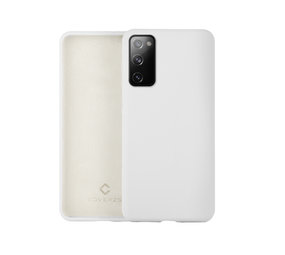 Coverzs Coque silicone de luxe Samsung Galaxy S20 (blanc)