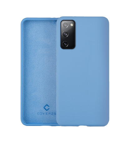 Coverzs Coverzs Coque silicone de luxe Samsung Galaxy S20 (bleu clair) Coverzs Coverzs Coque silicone de luxe Samsung Galaxy S20 (bleu clair)