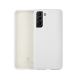 Coverzs Coque silicone de luxe Samsung Galaxy S21 Plus (blanc) Coverzs Coque silicone de luxe Samsung Galaxy S21 Plus (blanc)