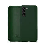 Coverzs Coque silicone de luxe Samsung Galaxy S21 Plus (vert foncé) Coverzs Coque silicone de luxe Samsung Galaxy S21 Plus (vert foncé)