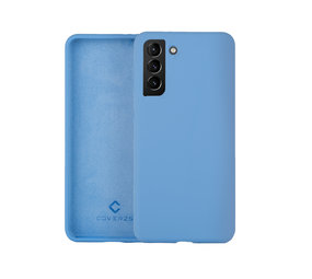 Coverzs Coque silicone de luxe Samsung Galaxy S21 Plus (bleu clair) Coverzs Coque silicone de luxe Samsung Galaxy S21 Plus (bleu clair)