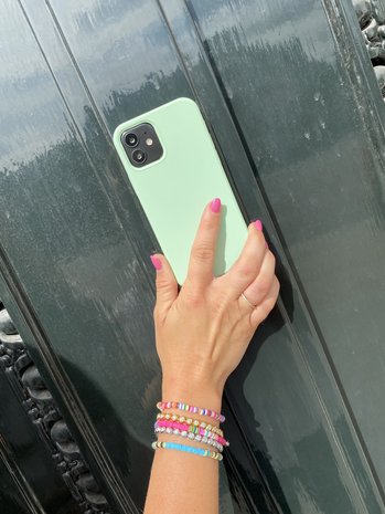 ShieldCase ShieldCase Coque silicone Pantone iPhone 7 / 8 Plus (vert clair)