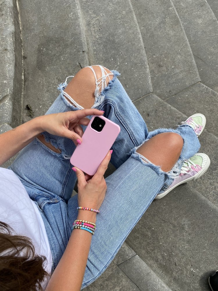 ShieldCase ShieldCase Coque silicone Pantone iPhone 7 / 8 Plus (rose)