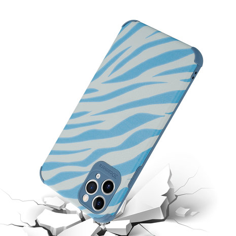 ShieldCase ShieldCase Coque iPhone 11 Pro Max Zebre (bleu) ShieldCase ShieldCase Coque iPhone 11 Pro Max Zebre (bleu)