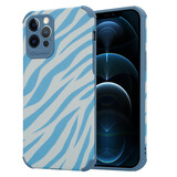 ShieldCase Coque iPhone 12 Pro Zèbre (bleu) ShieldCase Coque iPhone 12 Pro Zèbre (bleu)