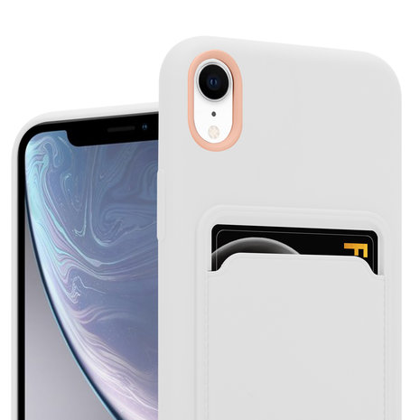 ShieldCase ShieldCase Coque silicone porte carte iPhone Xr (blanc)