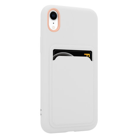 ShieldCase ShieldCase Coque silicone porte carte iPhone Xr (blanc)