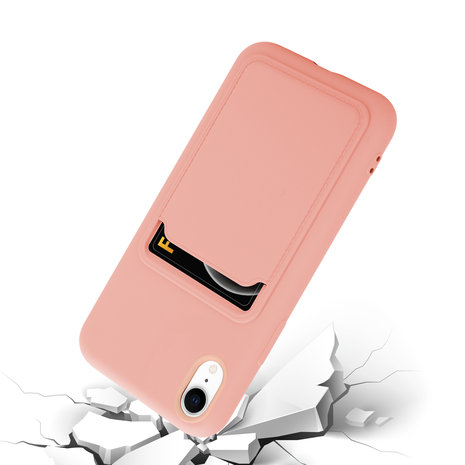 ShieldCase ShieldCase Coque silicone porte carte iPhone Xr (rose) ShieldCase ShieldCase Coque silicone porte carte iPhone Xr (rose)