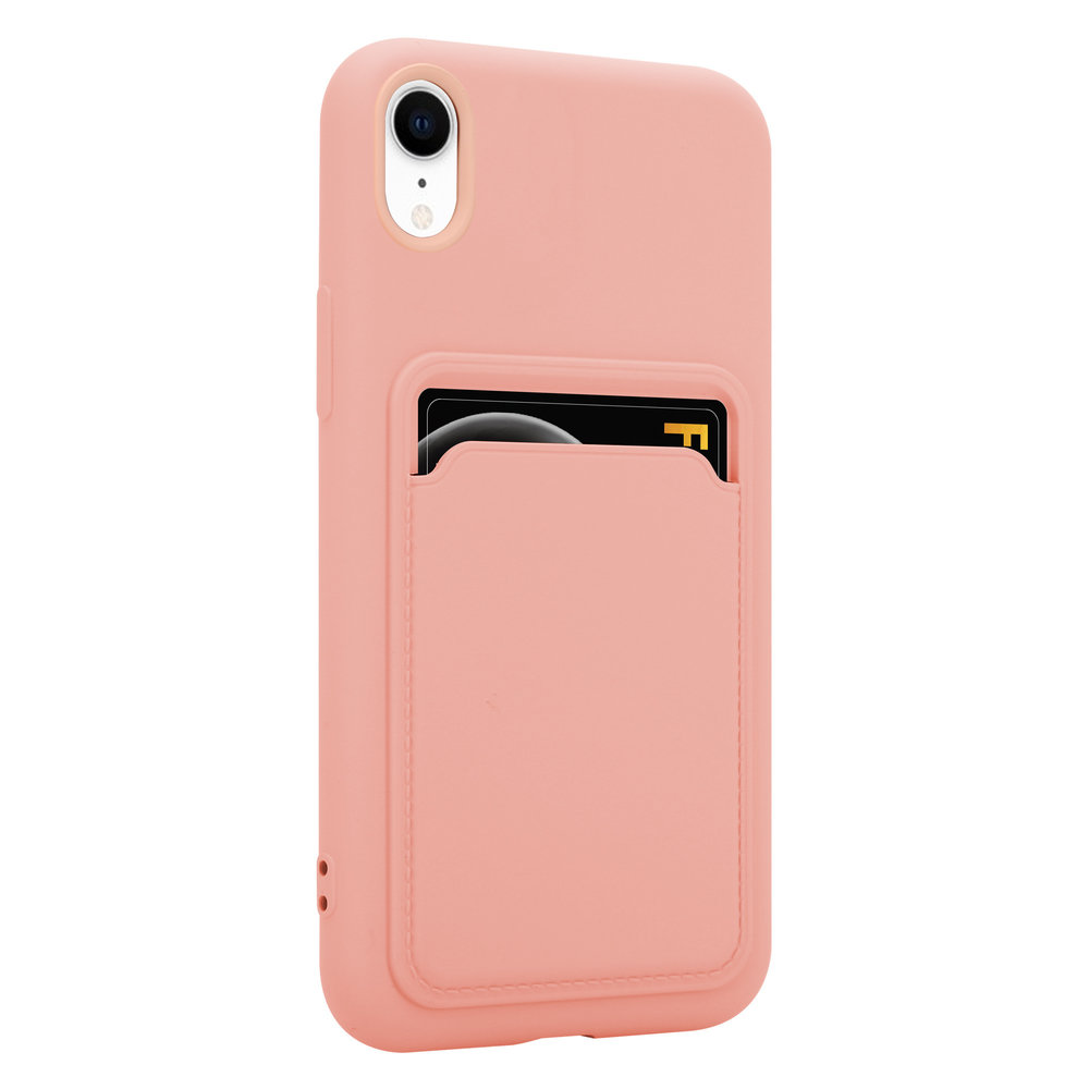 ShieldCase ShieldCase Coque silicone porte carte iPhone Xr (rose) ShieldCase ShieldCase Coque silicone porte carte iPhone Xr (rose)