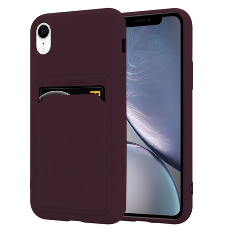 ShieldCase ShieldCase Coque silicone porte carte iPhone Xr (aubergine)