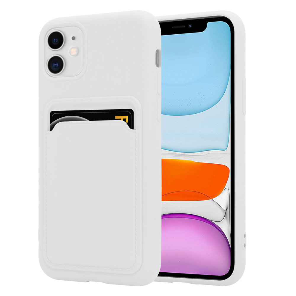 ShieldCase ShieldCase Coque silicone porte carte iPhone 11 (blanc)