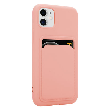 ShieldCase ShieldCase Coque silicone porte carte iPhone 11 (rose) ShieldCase ShieldCase Coque silicone porte carte iPhone 11 (rose)