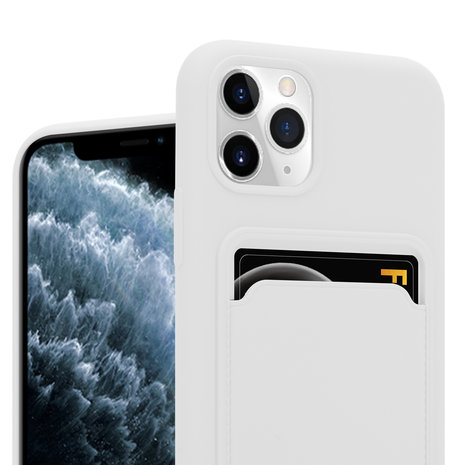 ShieldCase ShieldCase Coque silicone porte carte iPhone 11 Pro (blanc)