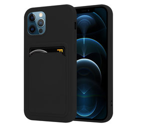 ShieldCase Coque silicone porte carte iPhone 12 Pro (noir)