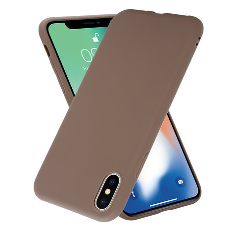 ShieldCase ShieldCase Coque silicone iPhone X / Xs (brun)