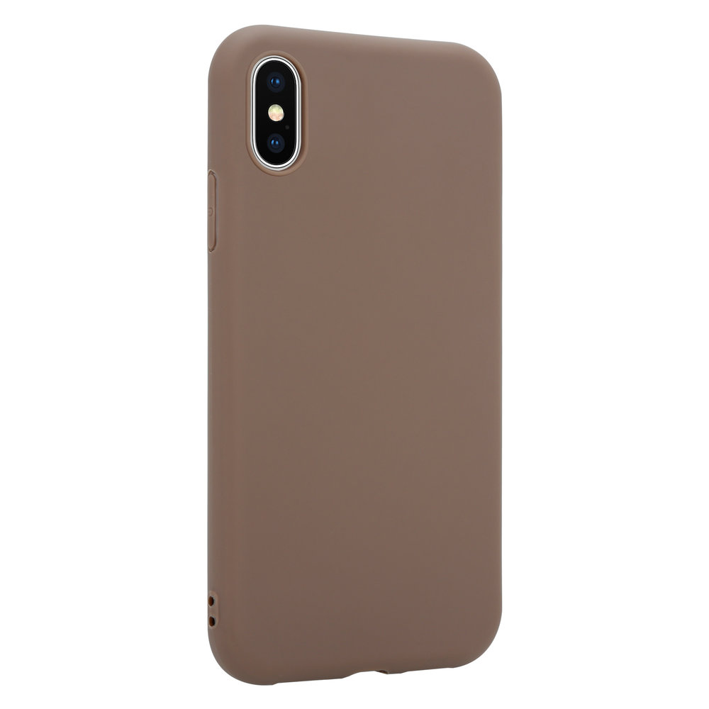 ShieldCase ShieldCase Coque silicone iPhone X / Xs (brun)