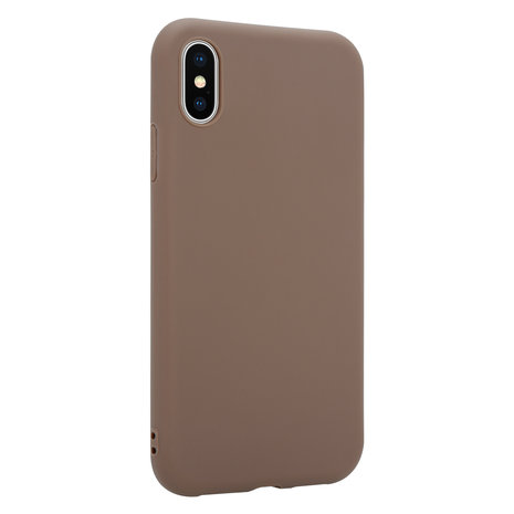 ShieldCase ShieldCase Coque silicone iPhone X / Xs (brun)
